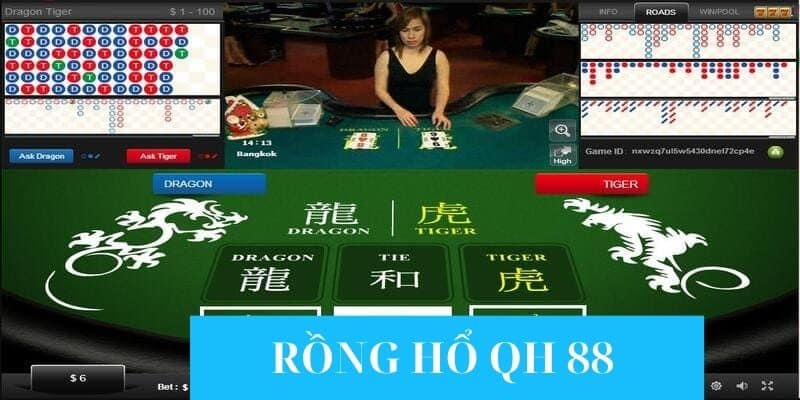 Tỷ lệ trả thưởng trong game Rồng Hổ trên QH88
